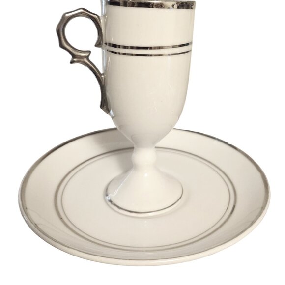 espresso cup and saucer, coffee cup, empire espresso cup, cottage kitchen - Picture 11 of 11